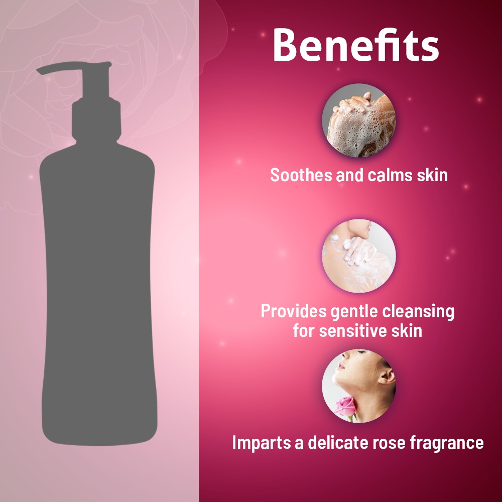 The Dermalix Rose Soothing Shower Gel - View 4